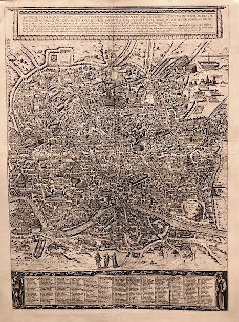 Antiquae Urbis Romae imago accuratiss. ex vetustis monumentis. redacta atque …