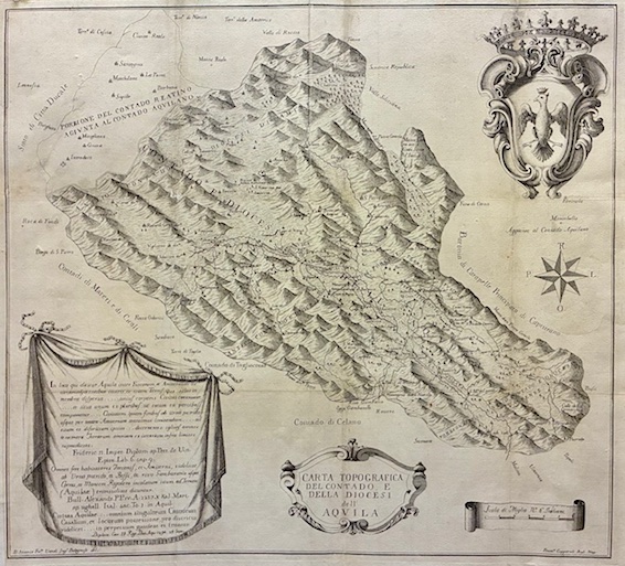 Carta topografica del Contado e della Diocesi dell’Aquila
