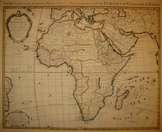 Carte d’Afrique dressée pour l’usage du Roy