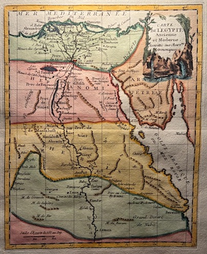 Carte de l’Egypte ancienne et moderne