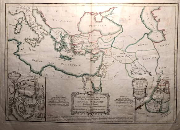 Carte des regions et des lieux dont il est parlé …