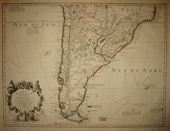 Carte du Paraguay, du Chili, du Detroit de Magellan &c.