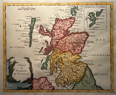 Carte du Royaume d’Ecosse