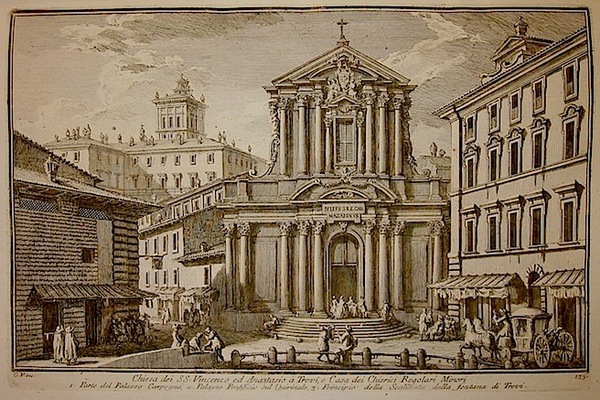 Chiesa dei santi Vincenzo ed Anastasio a Trevi e Casa …