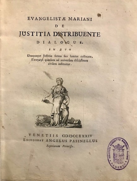 De justitia distribuente dialogus. In quo unaquaque Justitiae forma suo …