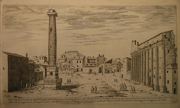 Disegno della colonna Antonina.