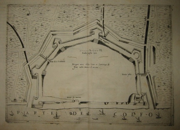 Disegno vero della Città et fortezza di Fano nella Marca …