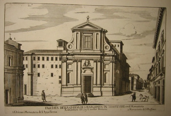 Facciata della Chiesa di S. Margerita in Trastevere