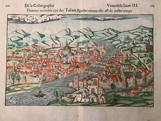 Florence tres noble cité des Tuscans, figurée comme elle de …