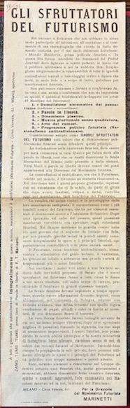 Gli sfruttatori del Futurismo