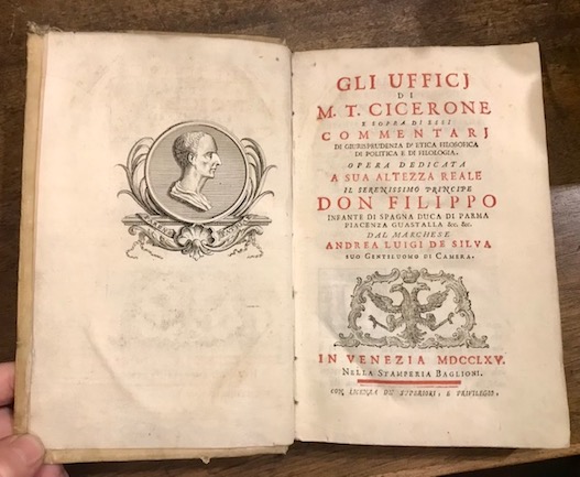 Gli Ufficj di M.T. Cicerone e sopra di essi Commentarj …