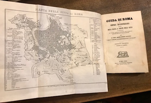 Guida di Roma e suoi contorni ornata della pianta e …