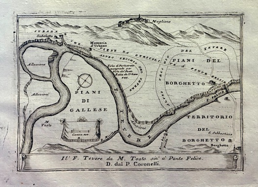 Il F. Tevere da M. Tosto sin’ a Ponte Felice …