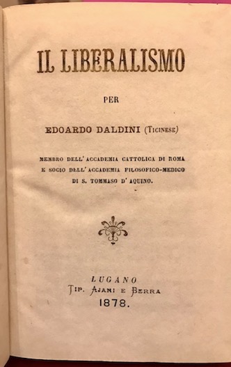 Il Liberalismo