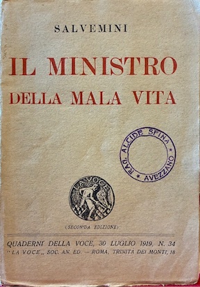 Il Ministro della mala vita. Con scritti di Ugo Ojetti …