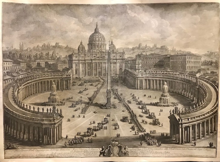 Il Prospetto principale del Tempio e Piazza di S. Pietro …