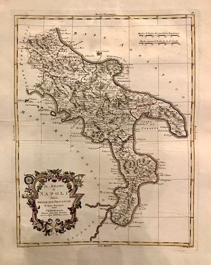 Il Regno di Napoli diviso nelle sue Provincie di nuova …