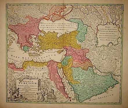 Imperium Turcicum in Europa, Asia et Africa.