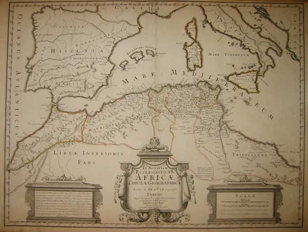 In notitiam Ecclesiasticam Africae, Tabula geographica