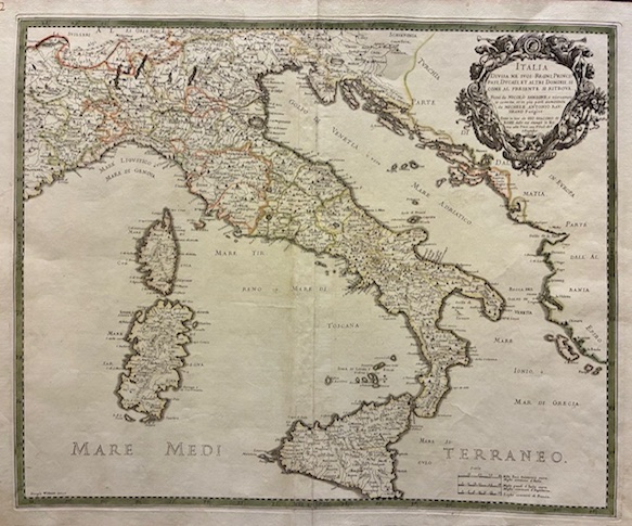 Italia divisa nei suoi Regni, Principati, Ducati, et altri Dominii, …