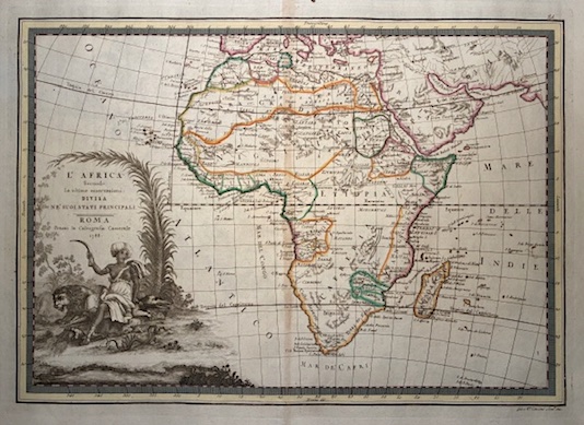 L’Africa secondo le ultime osservazioni divisa ne’ suoi Stati principali