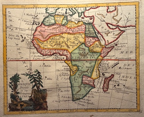 L’Afrique divisée en ses principaux Etats