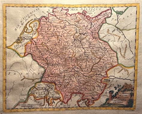 L’Allemagne divisée par Cercles avec les Etats de Boheme et …