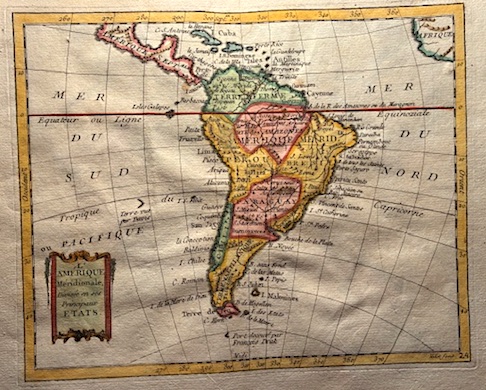 L’Amerique meridionale divisée en ses principaux Etats