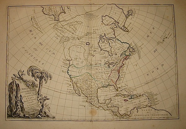 L’Amerique Septentrionale divisée en ses principaux Etats.