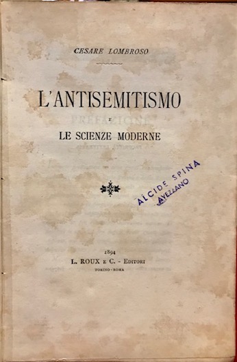 L’antisemitismo e le scienze moderne