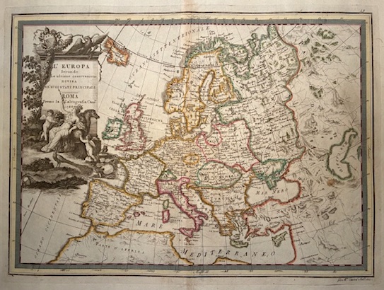 L’Europa secondo le ultime osservazioni divisa ne’ suoi Stati principali