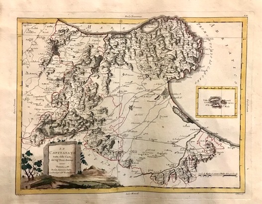 La Capitanata tratta dalle carte del Sig. Rizzi Zannoni
