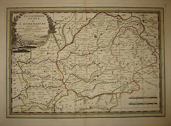 La Castiglia nuova e l’Estremadura delineate sulle ultime osservazioni