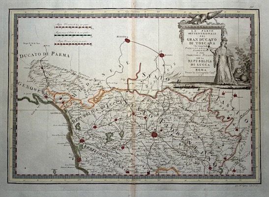La Parte settentrionale del Gran Ducato di Toscana che comprende …