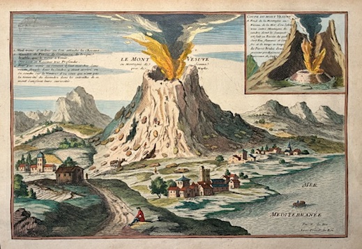 Le Mont Vesuve ou Montagne de Somma pres de Naples