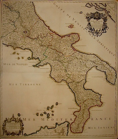 Le Royaume de Naples divisé en toutes ses Provinces.