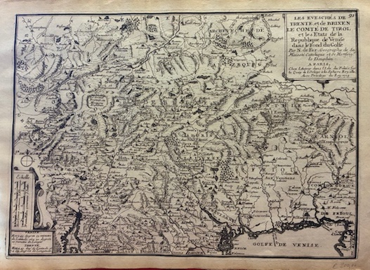 Les Evesches de Trente, et de Brixen, Le Comté de …