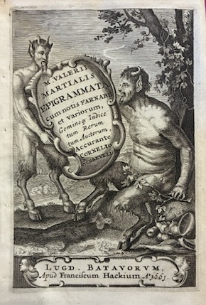 M. Valerii Martialis Epigrammata cum notis Farnabii et variorum. Accurante …