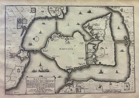 Mantoue. Ville considerable d’Italie capitale d’un Duché de meme nom.