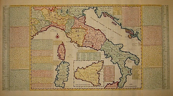 Nouvelle carte de l’etat present de l’Italie.