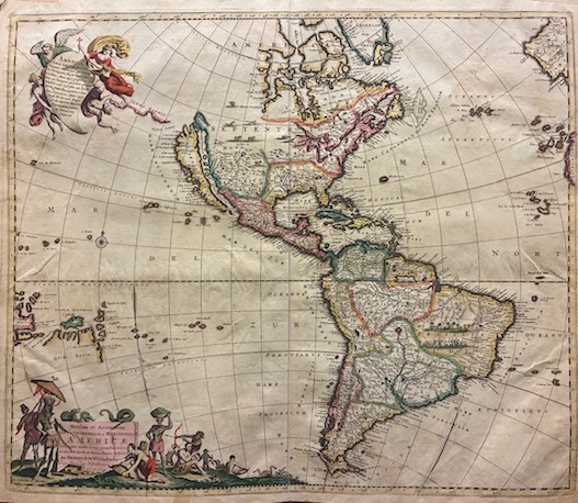 Novissima et accuratissima Septentrionalis ac Meridionalis Americae descriptio