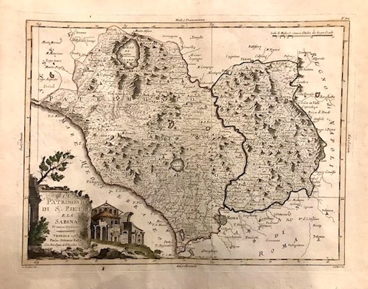 Patrimonio di S. Pietro e la Sabina di nuova projezione