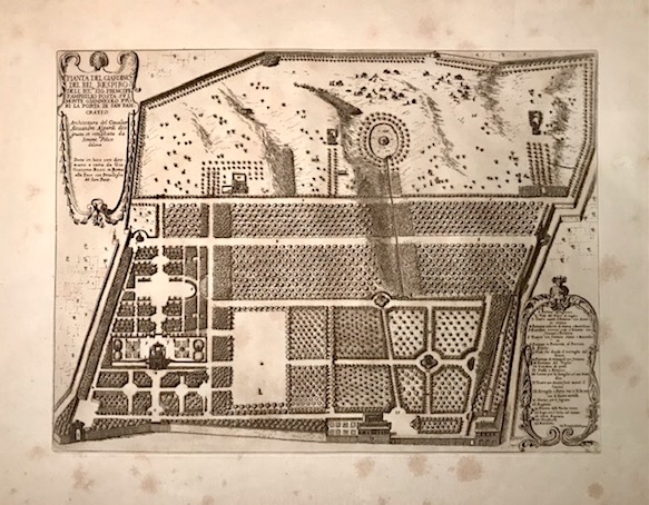 Pianta del Giardino del Bel Respiro dell’ecc.mo Sig. Principe Pamphilio …