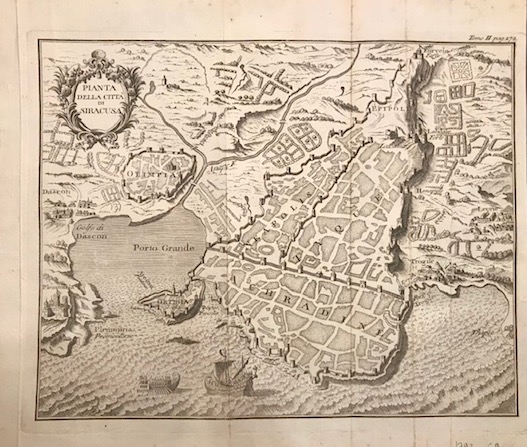 Pianta della città di Siracusa