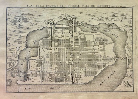 Plan de la fameuse et nouvelle ville de Mexique