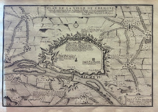 Plan de la ville de Cremone comme elle etoit la …