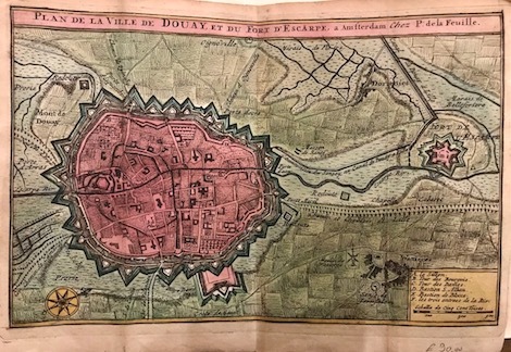 Plan de la Ville de Douay, et du Fort d’Escarpe