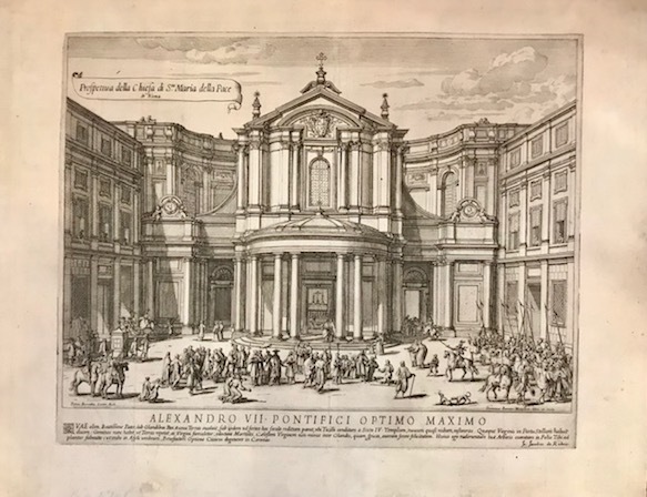 Prospetiva della Chiesa di S.ta Maria della Pace di Roma