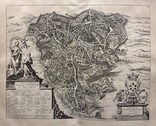 Sienne. Ville de la Toscane est Capitale du Sienois