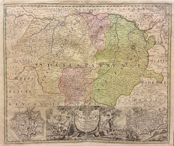 Status Parmensis sive Ducatus Parmensis et Placentinus una cum Ditione …